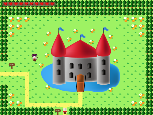 the legend of ethos game screenshot castle
