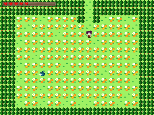 the legend of ethos game screenshot level flowers